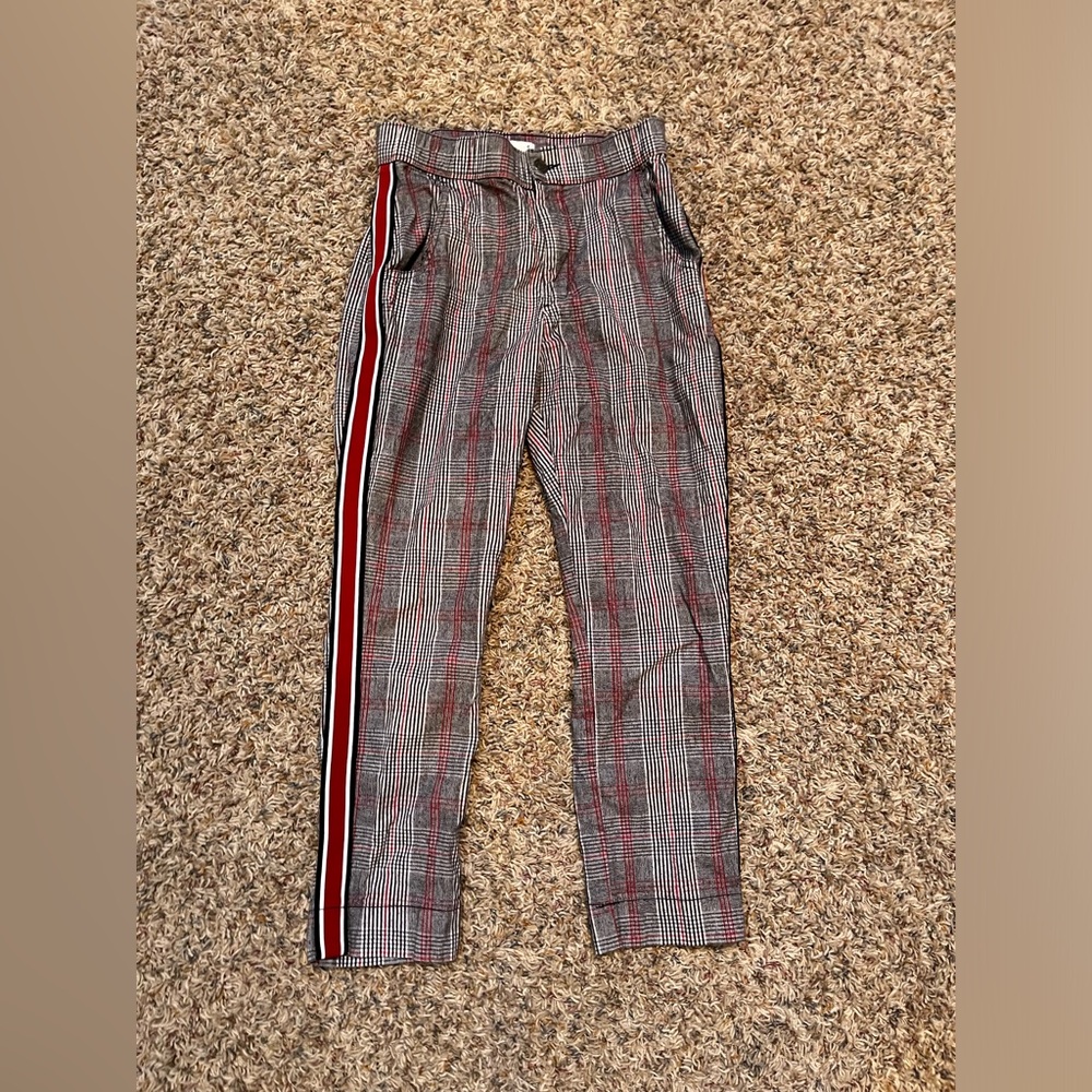 HOLSTER PLAID RACER STRIPE PANTS